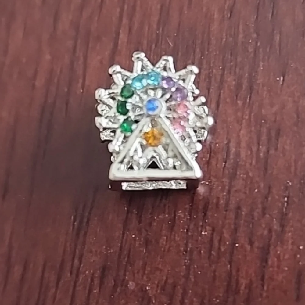 Ferris WHEEL Charm for European Style Bracelets Fits Pandora Systems - Picture 1 of 6